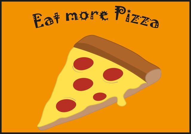 eat pizza